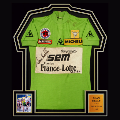 Brett Horton : "J'aime passer du temps avec les coureurs, comprendre l'histoire de leur vie et ce qui fait d'eux ce qu'ils sont" 19 Jersey 1982 Tour de France Sean Kelly