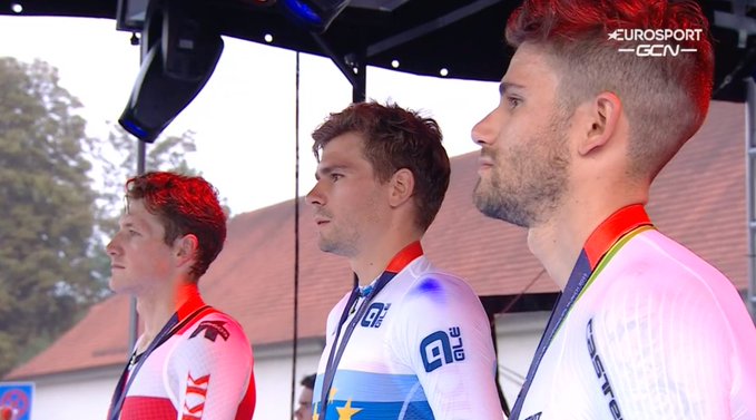 Championnat d'Europe du chrono: Stefan Bissegger devance Stefan Küng et Filippo Ganna 7 openc