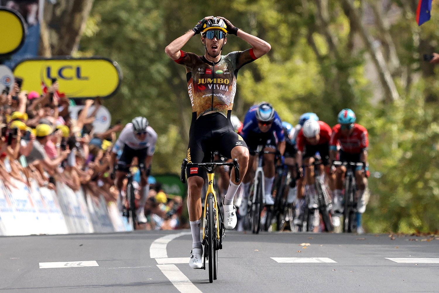 Le team Jumbo Visma met aux enchères ses vélos et maillots qui ont fait l'histoire cette saison 7 gumbo