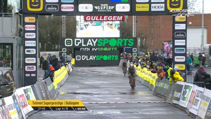 Superprestige à Gullegem: Wout van Aert en solitaire pour sa 7ème victoire de la saison hivernale 7 fenent