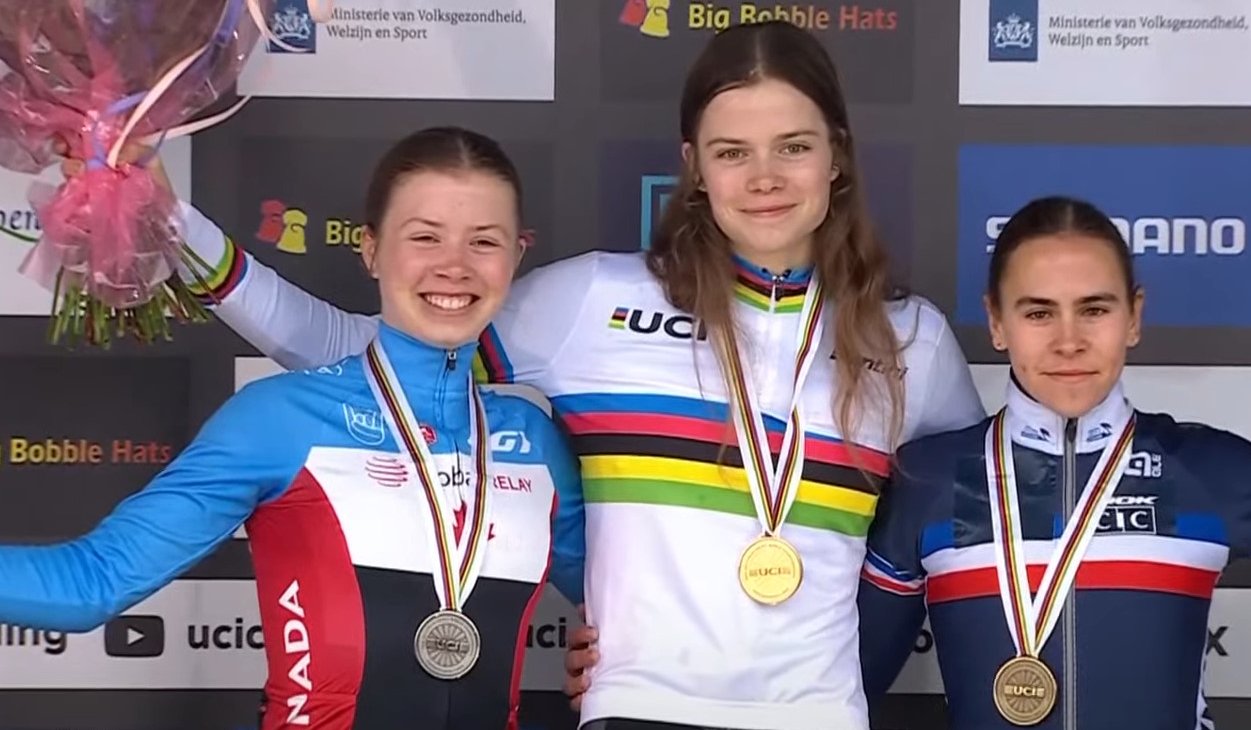 Mondiaux à Hoogerheide (juniors dames): Isabella Holmgren devance sa soeur Ava, Célia Gery 3ème 7 podiuma