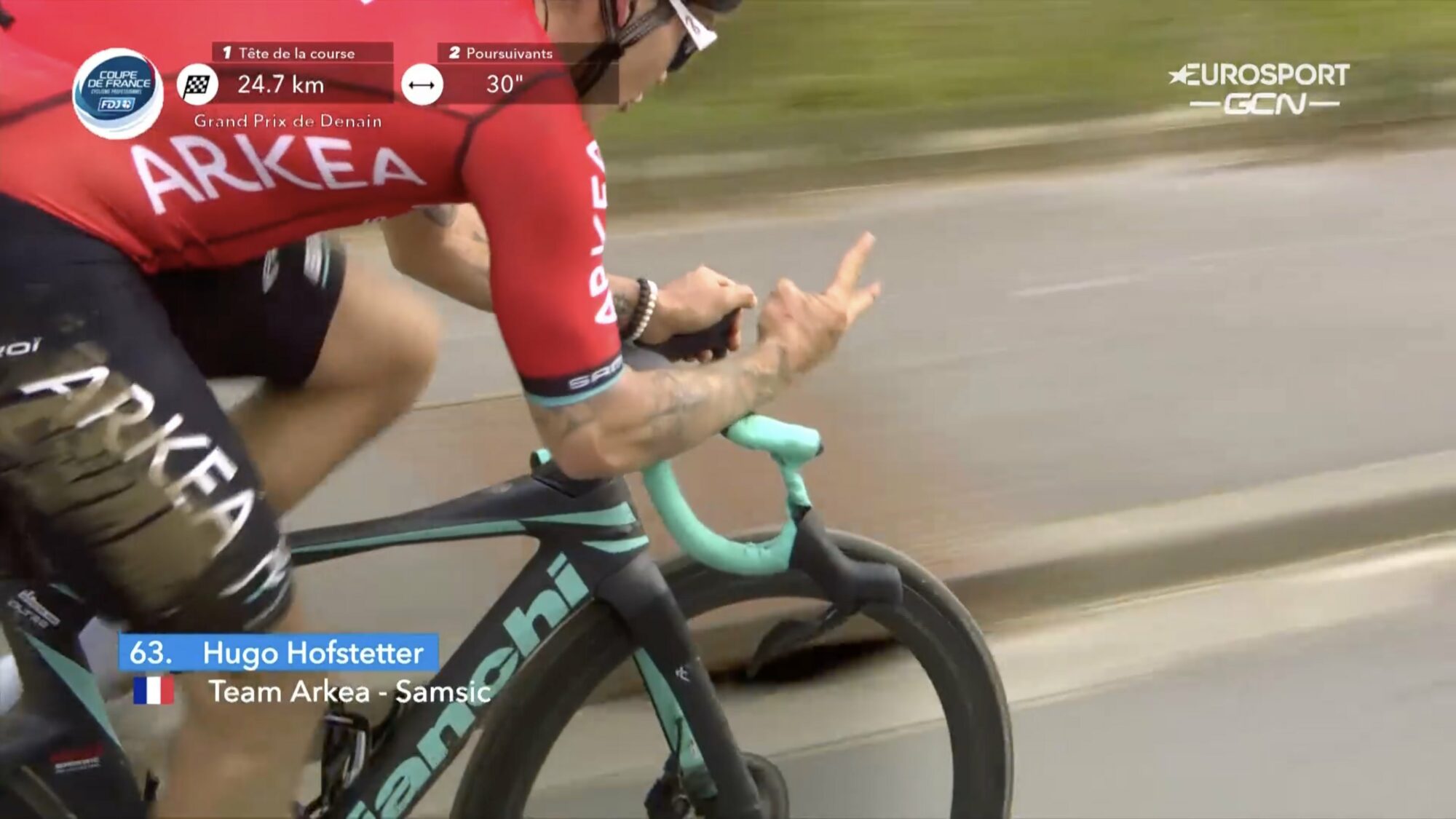 Grand Prix de Denain: Juan Sebastian Molano devant Tim van Dijke et Timo Kielich 8 deuxd