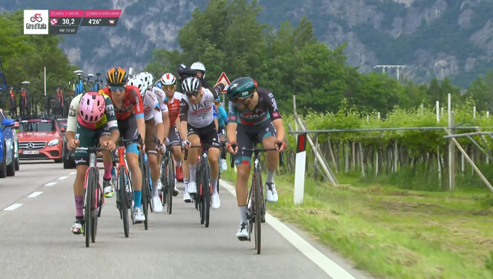 Giro (16ème étape): Joao Almeida devance Geraint Thomas qui reprend le maillot Rose, Roglic perd 25 secondes 7 feto