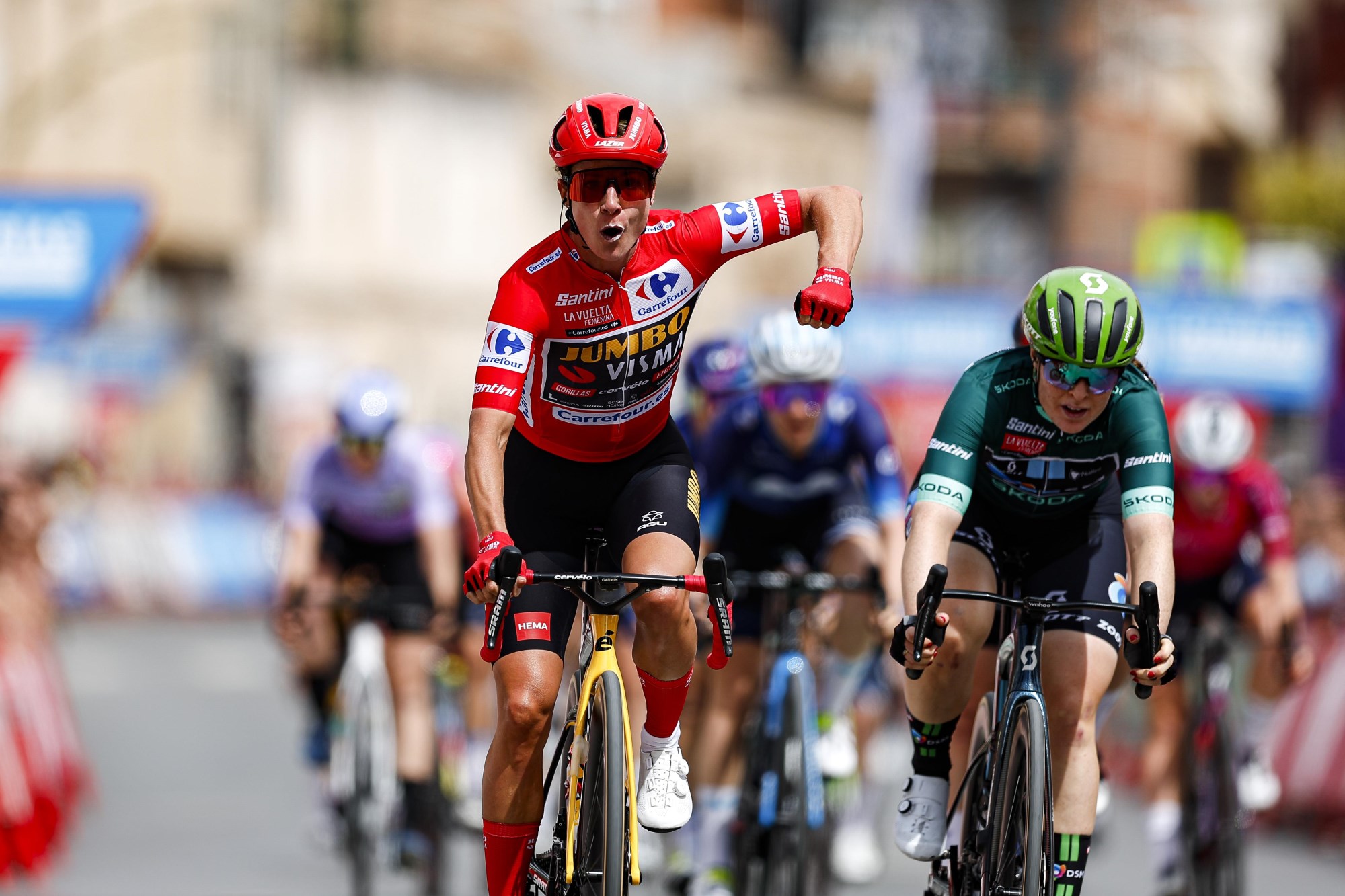 Marianne Vos remporte la 3ème étape de la Vuelta Femenina et prend les