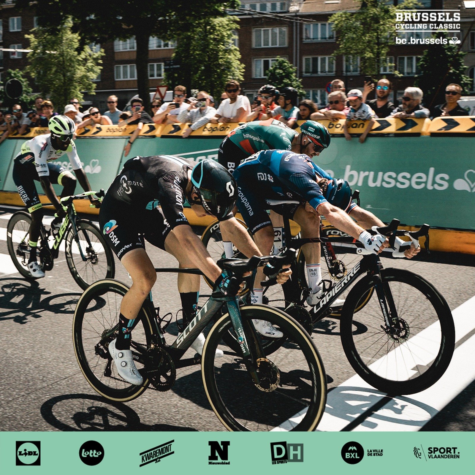 Brussels Cycling Classic Arnaud Démare devance Tobias Lund Andresen et