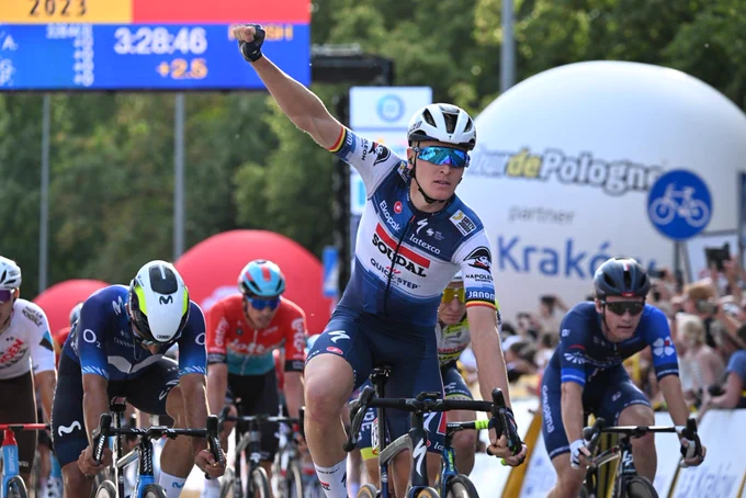Tour de Pologne: la der pour Tim Merlier, le général pour Matej Mohoric pour une seconde 7 lomi