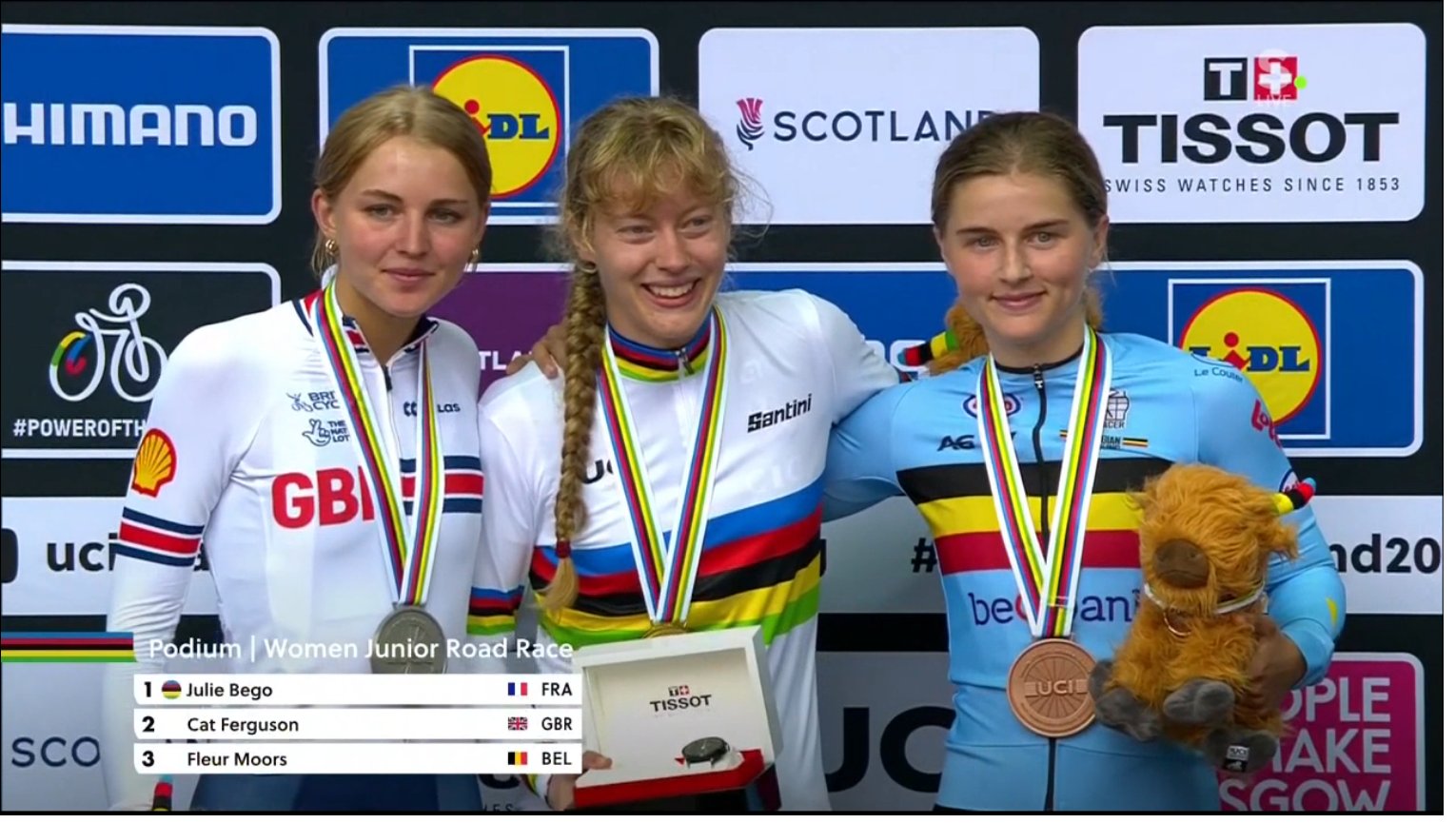 Glasgow (Juniors dames): la Française Julie Bego championne du monde 7 poduiu