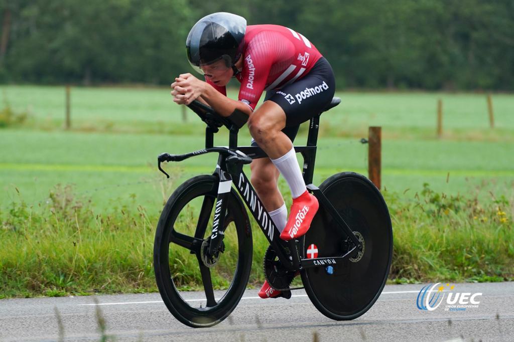 Le phénomène Danois Albert Withen Philipsen champion d'Europe du contre la montre juniors 7 ue