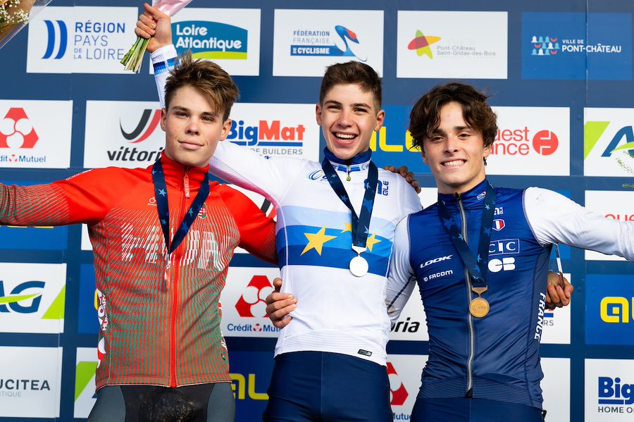 Championnats d'Europe de cyclo-cross juniors hommes: Aubain Sparfel offre un 3ème titre à la France 7 fugu