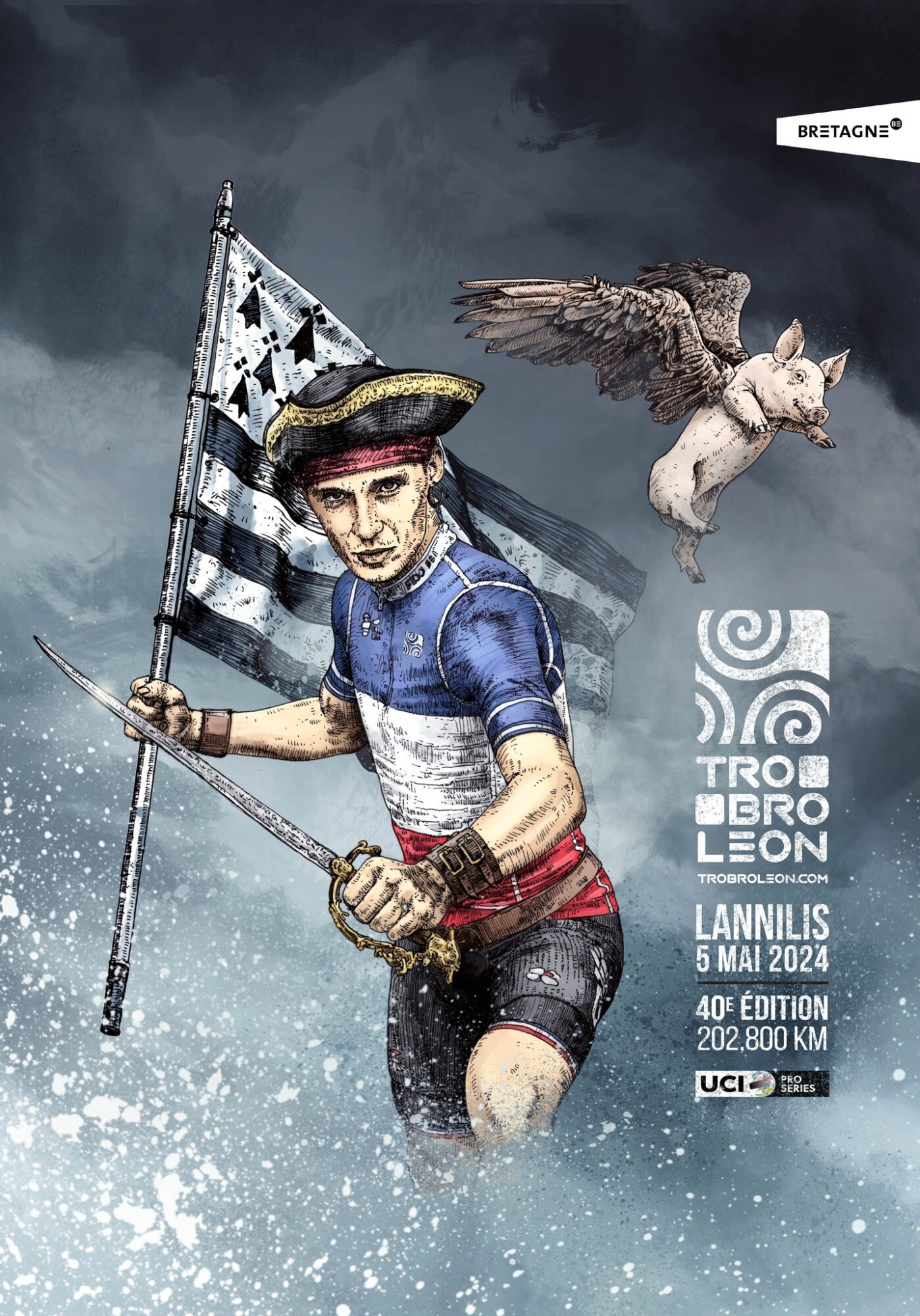Attendue chaque année, le Tro Bro Léon présente l'affiche de la 40ème édition 7 fune 1