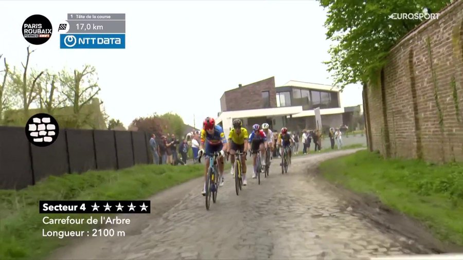 Le sacre de la championne du monde Lotte Kopecky sur Paris Roubaix 7 ftt