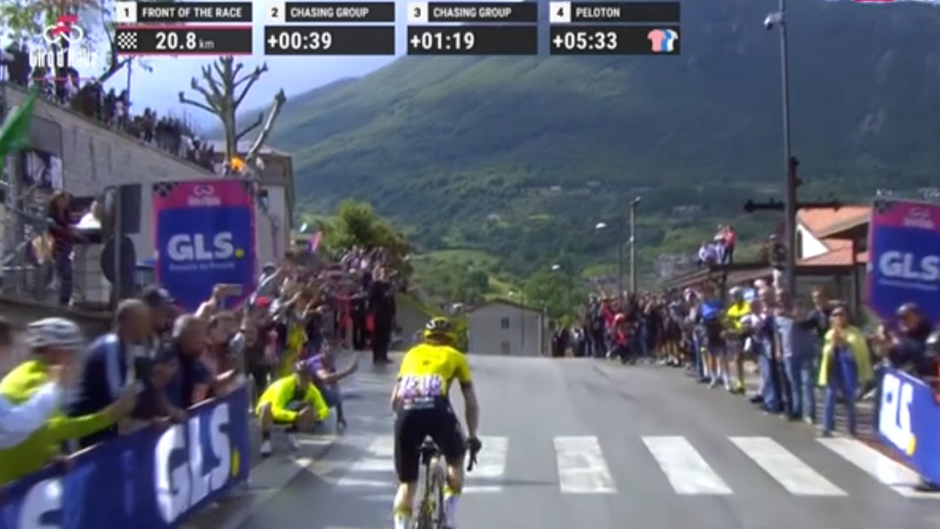 Giro: Valentin Paret-Peintre en solitaire sur la 10ème étape 7 penon
