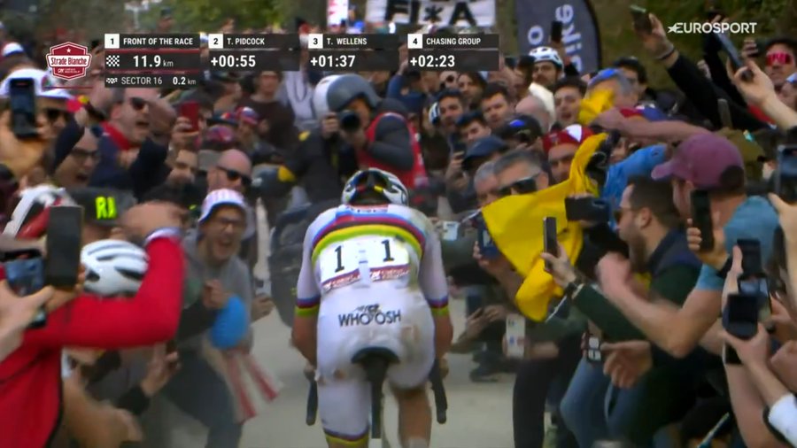 Strade Bianche: Tadej Pogacar, malgré une chute, s'impose en patron 9 ads