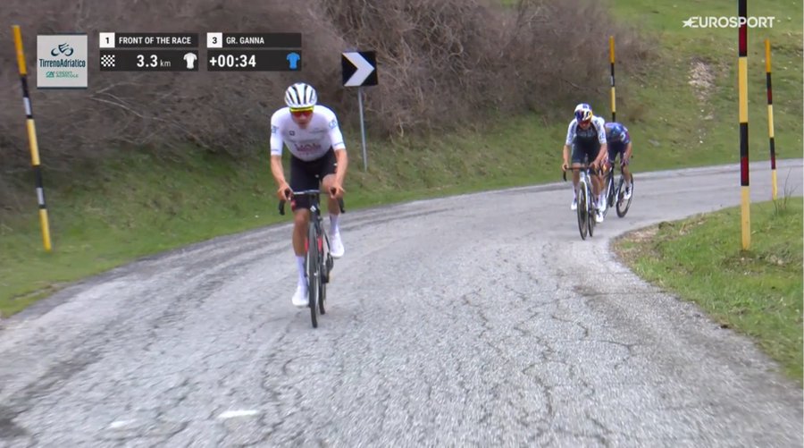 Tirreno-Adriatico: Juan Ayuso, en solitaire sur l'étape Reine, prend les commandes du général. 7 afion